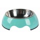 Nunbell Pet 33910 Ανοξείδωτο Μπολ Φαγητού & Νερού για Σκύλο με Βάση, σε Πράσινο χρώμα 26cm