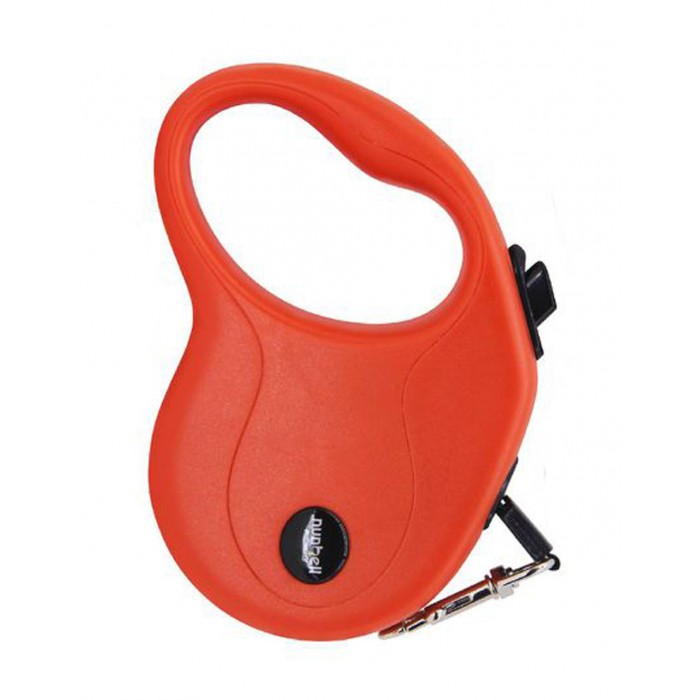 Nunbell Pet 33958 Πτυσσόμενο Λουρί/Οδηγός Σκύλου Ιμάντας σε Κόκκινο Χρώμα 3m
