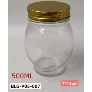 Δοχείο Τροφίμων 500ml Γυάλινο με καπάκι ForHome 905007