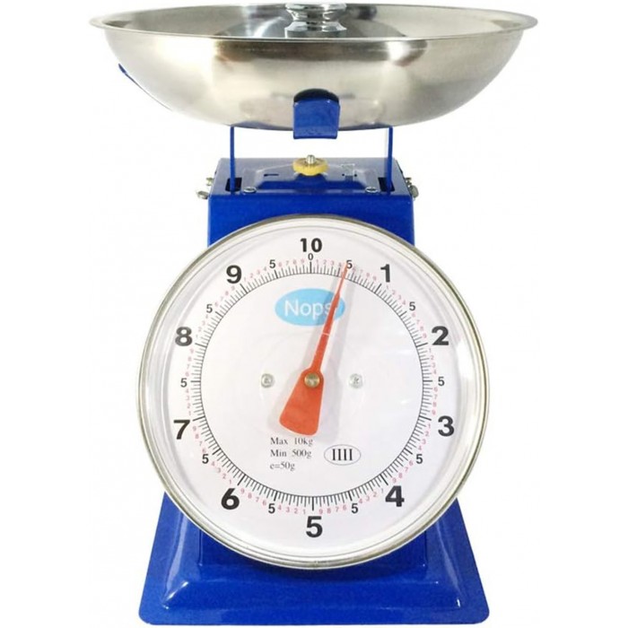 Αναλογική Ζυγαριά Κουζίνας εως 10kg Με Αποσπώμενο Ανοξείδωτο Μπολ ForHome 608035
