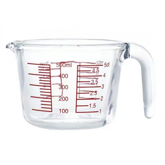 Δοσομετρητής Κανάτα Γυάλινη 500ml ForHome 907045