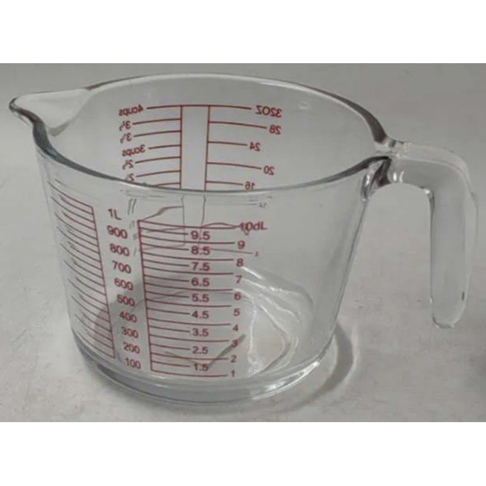 Δοσομετρητής Κανάτα Γυάλινη 1000ml ForHome 907046