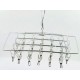 Κρεμάστρα Μεταλλική με 26 μανταλάκια 41x30cm ForHome 310027