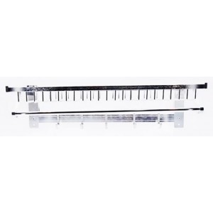 ForHome 407001 Κρεμάστρα Μπάνιου Ασημί 56x22.5x16cm