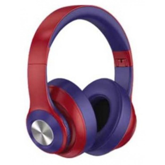SN-85 Ασύρματα Bluetooth Over Ear Ακουστικά με 5 ώρες Λειτουργίας Κόκκινα/Μπλε