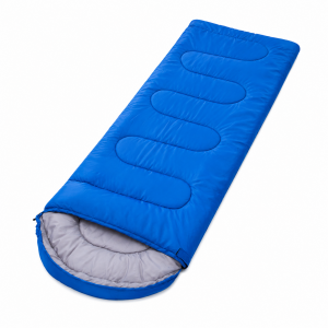 Υπνόσακος Camping Sleeping Bag με Κουκούλα 180x75cm Μπλε 