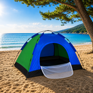 Σκηνή Camping 4 Ατόμων 200x200x145cm Αδιάβροχη Galifas 906284