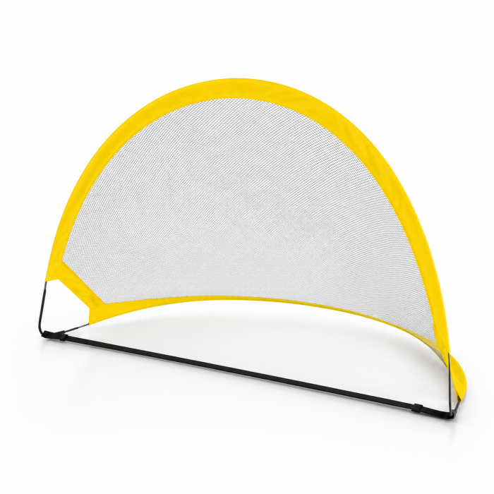 Παιδικό τέρμα ποδοσφαίρου pop up 60x40x60cm με θήκη μεταφοράς κίτρινο