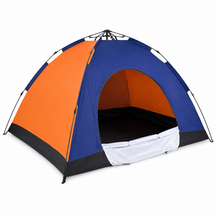 Σκηνή camping αυτόματου ανοίγματος 4 ατόμων 250x250x170cm αδιάβροχη