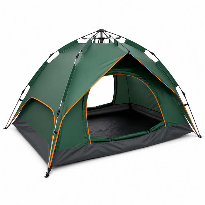 Σκηνή camping αυτόματου ανοίγματος 3-4 ατόμων 200x200x145cm αδιάβροχη