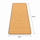 Ψάθα Παραλίας Bamboo Style Premium 90x200cm για παραλία και camping