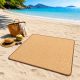 Ψάθα παραλίας bamboo style premium 150x200cm για camping και παραλία