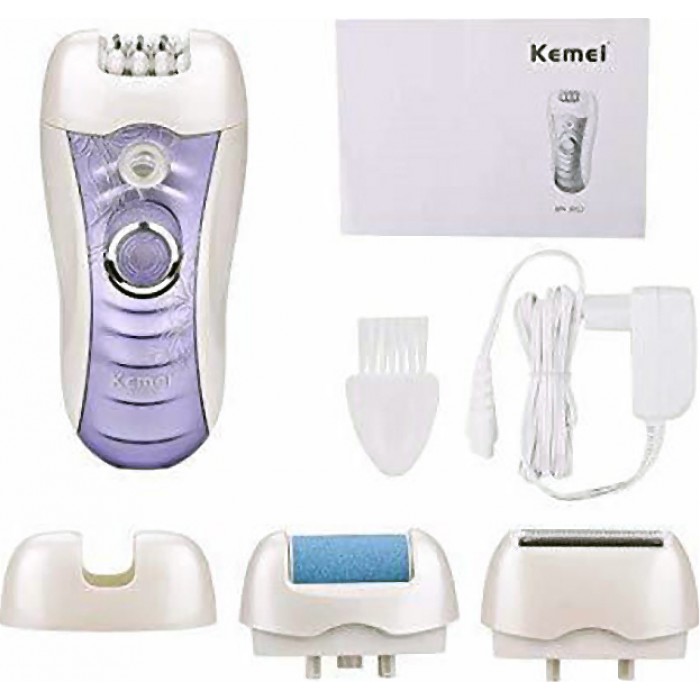 Kemei 3-in-1 Σετ Αποτρίχωσης Epilator για Σώμα & Μπικίνι KM-3012