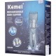 Kemei KM-605 Επαναφορτιζόμενη Κουρευτική Μηχανή Μαύρη 