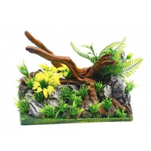 Διακοσμητικό Τεχνητό Φυτό Ενυδρείου 28x16x19cm 25582