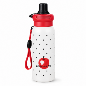 Παιδικό Μπουκάλι Θερμός Ανοξείδωτο 650ml Wonderful Time με Καπάκι 2 Τρόπων Πόσης