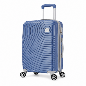 Σετ Βαλίτσες Ταξιδίου Premium 3 Τεμαχίων ABS 20”-24”-28” με 4 Ρόδες 360° & Κλειδαριά Ασφαλείας Μπλε 