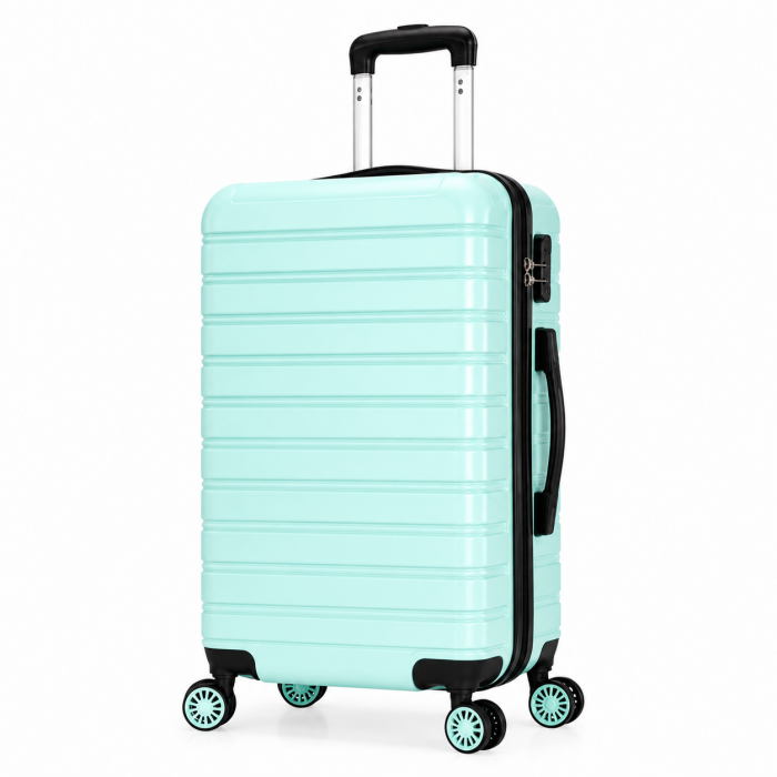 Σετ βαλίτσες ταξιδίου 3 τεμαχίων Mint Green ABS 20 24 28 ιντσών