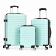 Σετ βαλίτσες ταξιδίου 3 τεμαχίων Mint Green ABS 20 24 28 ιντσών