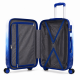 Σετ βαλίτσες ταξιδιού premium 3 τεμαχίων wave collection blue gradient 20 24 28