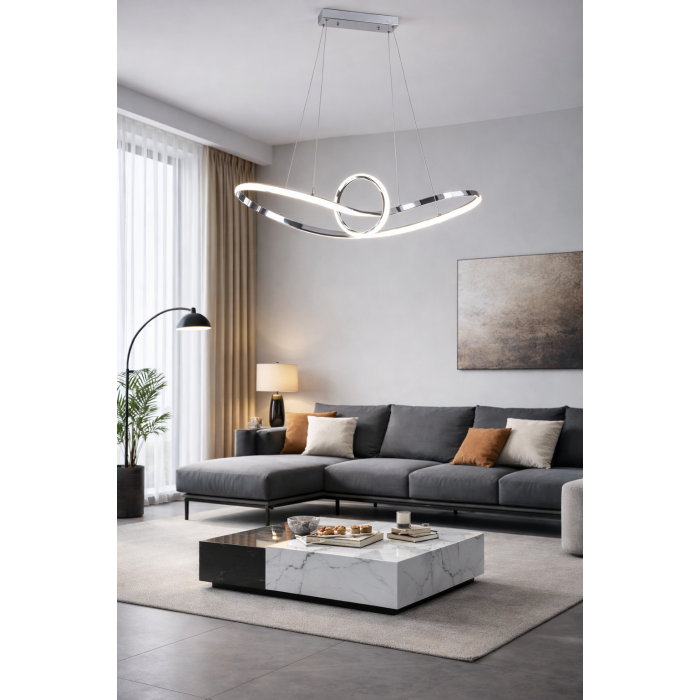 Κρεμαστό φωτιστικό LED Universo A07-F 38W 3040lm 6500K μοντέρνο
