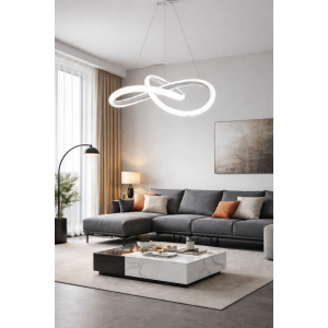 Κρεμαστό Φωτιστικό LED Λευκό Universo LP-25BF