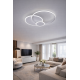 LED πλαφονιέρα οροφής 37W 6500K μοντέρνα 3 κύκλων φωτιστικό