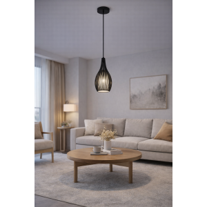Μοντέρνο Φωτιστικό Οροφής Κρεμαστό 1XE27 220-240V 60W Universo B19-N