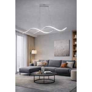 Μοντέρνο Φωτιστικό οροφής LED 28W 2240Lm Λευκό Universo B56-BN 