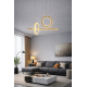 Κρεμαστό φωτιστικό LED Universo LP-230N χρυσό 80W 6400lm γραμμικό ring