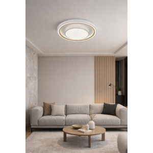 Πλαφονιέρα Οροφής Λευκή LED 35W 49x90cm For Home