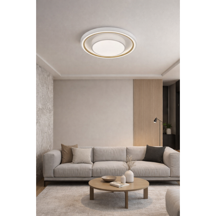 Πλαφονιέρα οροφής LED 35W PN-31-3C μοντέρνο φωτιστικό σαλονιού με τηλεχειριστήριο