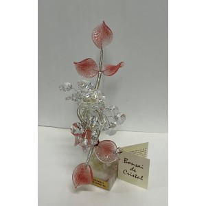 Λουλούδι κρυστάλλνο διακοσμητικό 9x11x20εκ. Bonsai de cristal 