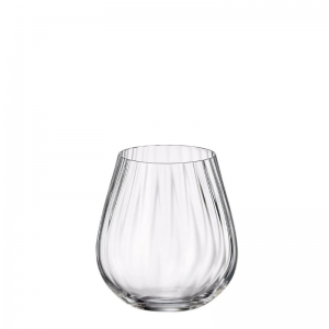 Ποτήρι ουίσκι κρυστάλλινο σετ 6τεμ. Columba Optic Bohemia 380ml