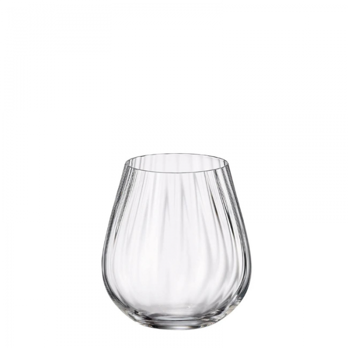 Ποτήρι ουίσκι κρυστάλλινο σετ 6τεμ. Columba Optic Bohemia 380ml