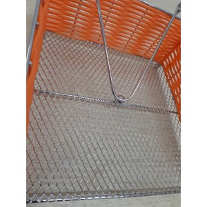 Βάση για χαρτοπετσέτες τετράγωνη ψάθινη Orange Dream 18x18x8εκ.