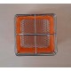 Βάση για κουτάλες ψάθινη Orange Dream 10x10x24εκ.