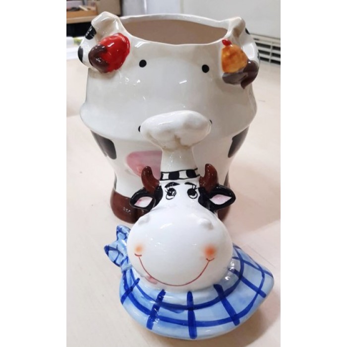 Μπισκοτιέρα Κεραμική Μεγάλη 18x17x32εκ. Obi Wan