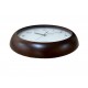 Ρολόι Τοίχου ξύλινο Στρογγυλό 30cm Dark Brown 