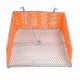 Βάση για χαρτοπετσέτες τετράγωνη ψάθινη Orange Dream 18x18x8εκ.