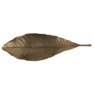 Διακοσμητική Πιατέλα Μεταλλική Χρυσή 58x18x14cm Galifas 7970035