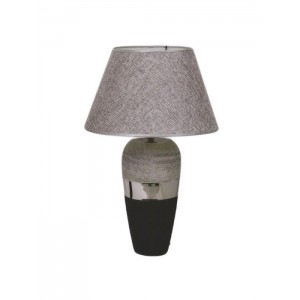 Φωτιστικό Επιτραπέζιο Κεραμικό E27 Ασημί 28x60cm Galifas 936056