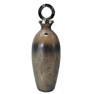 Μποτίλια γυάλινη διακοσμητική 18.5x18.5x55εκ. 50984