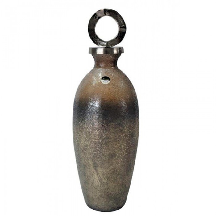Μποτίλια γυάλινη διακοσμητική 18.5x18.5x55εκ. 50984