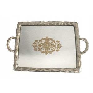 Δίσκος Γάμου Polyresin με καθρέφτη 48x32x2εκ. BLY-17812-T-B