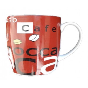 Κούπα πορσελάνης 320ml σχέδιο Mocca 9x12x8.5εκ.