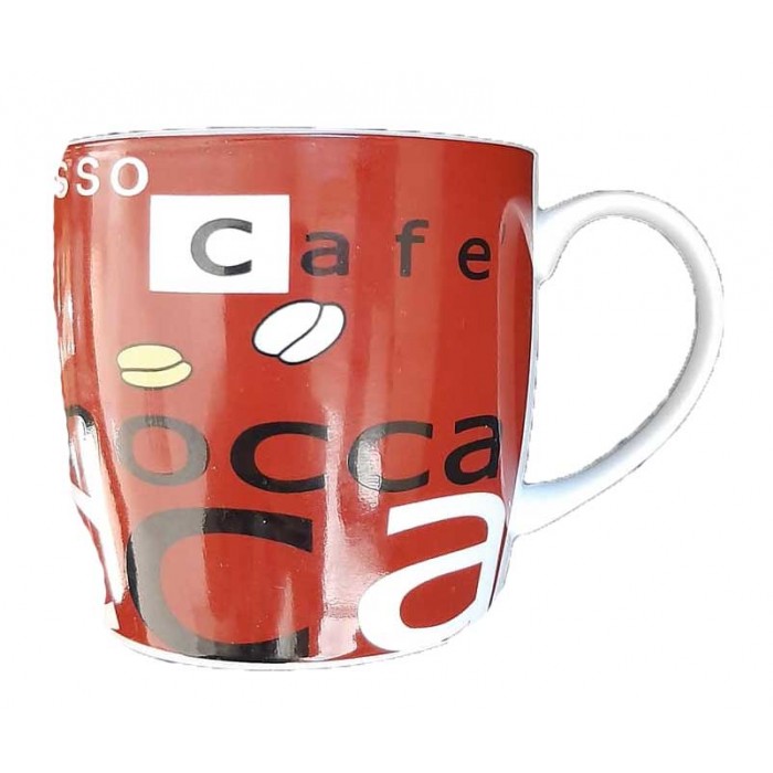 Κούπα πορσελάνης 320ml σχέδιο Mocca 9x12x8.5εκ.