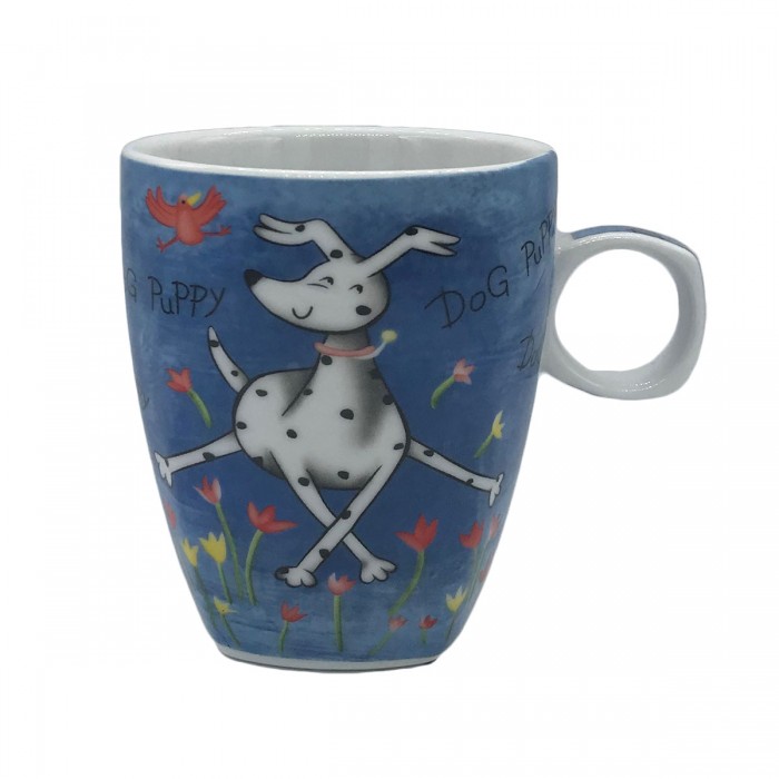 Κούπα πορσελάνης παιδική 300ml σχέδιο Puppy 8x11x9.5εκ.