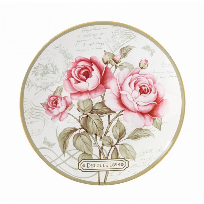 Σετ πιάτα πάστας πορσελάνης 6τεμ Floral Μ33460-8