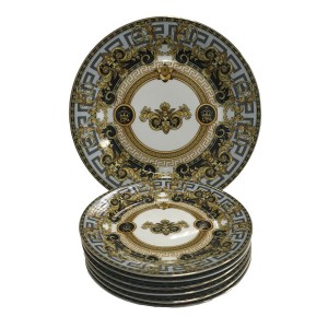 Σετ πάστας πορσελάνης 7τεμ. Versace Italy G-7602-7
